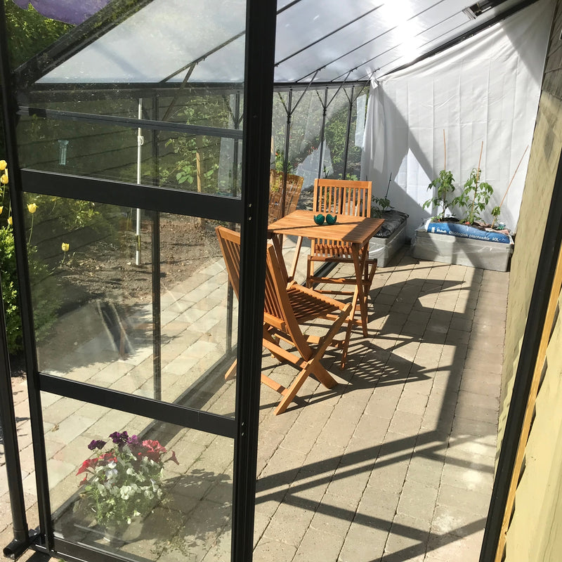 Vægdrivhus Solid 6.3 M²