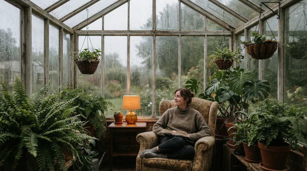 Kan du aldrig få fem minutters fred? Slip for larm, vasketøj og konstante afbrydelser i dit eget "have-helle"