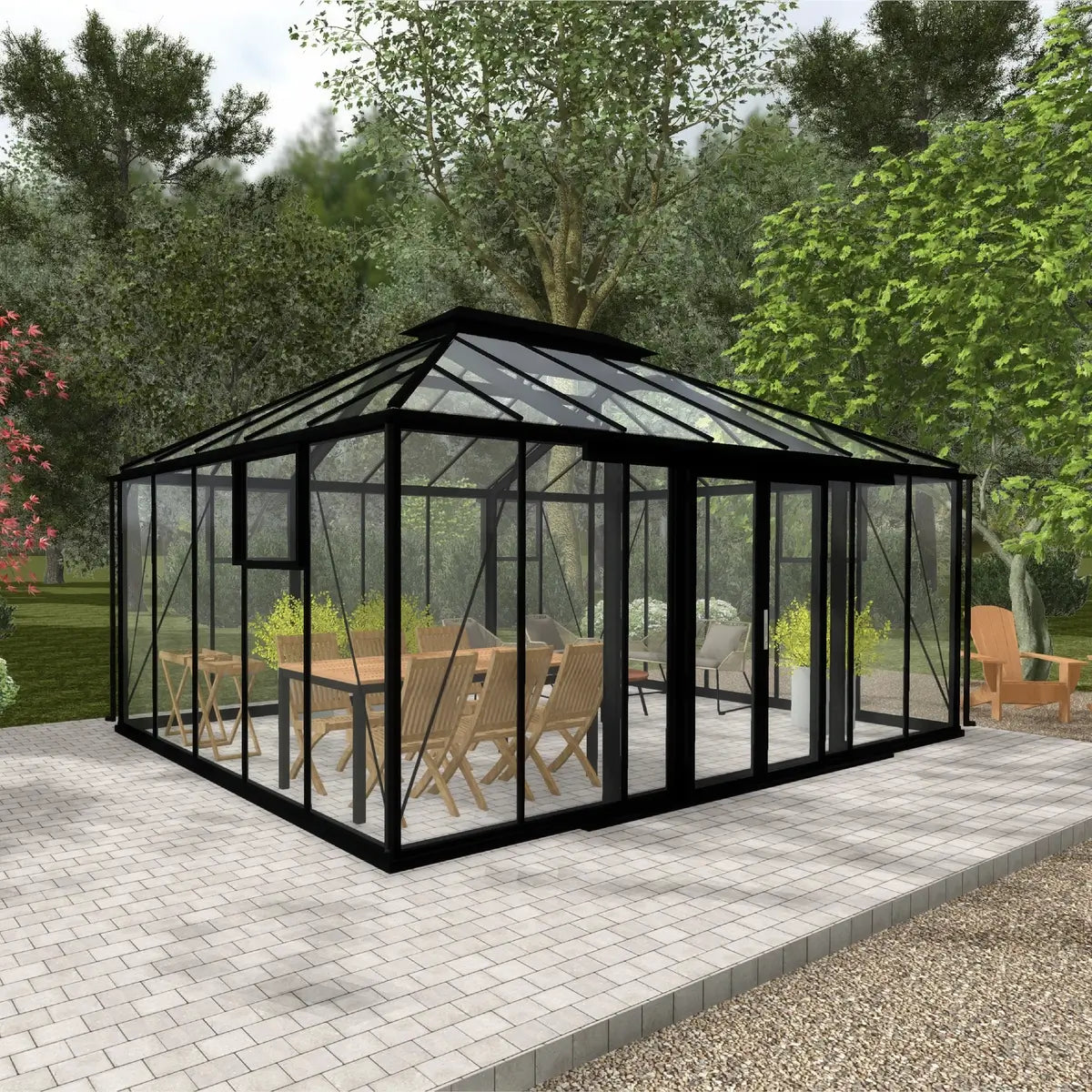 Drivhus Royale Cube Plus 21 m²