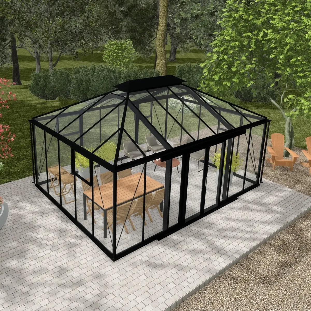 Drivhus Royale Cube Plus 21 m²