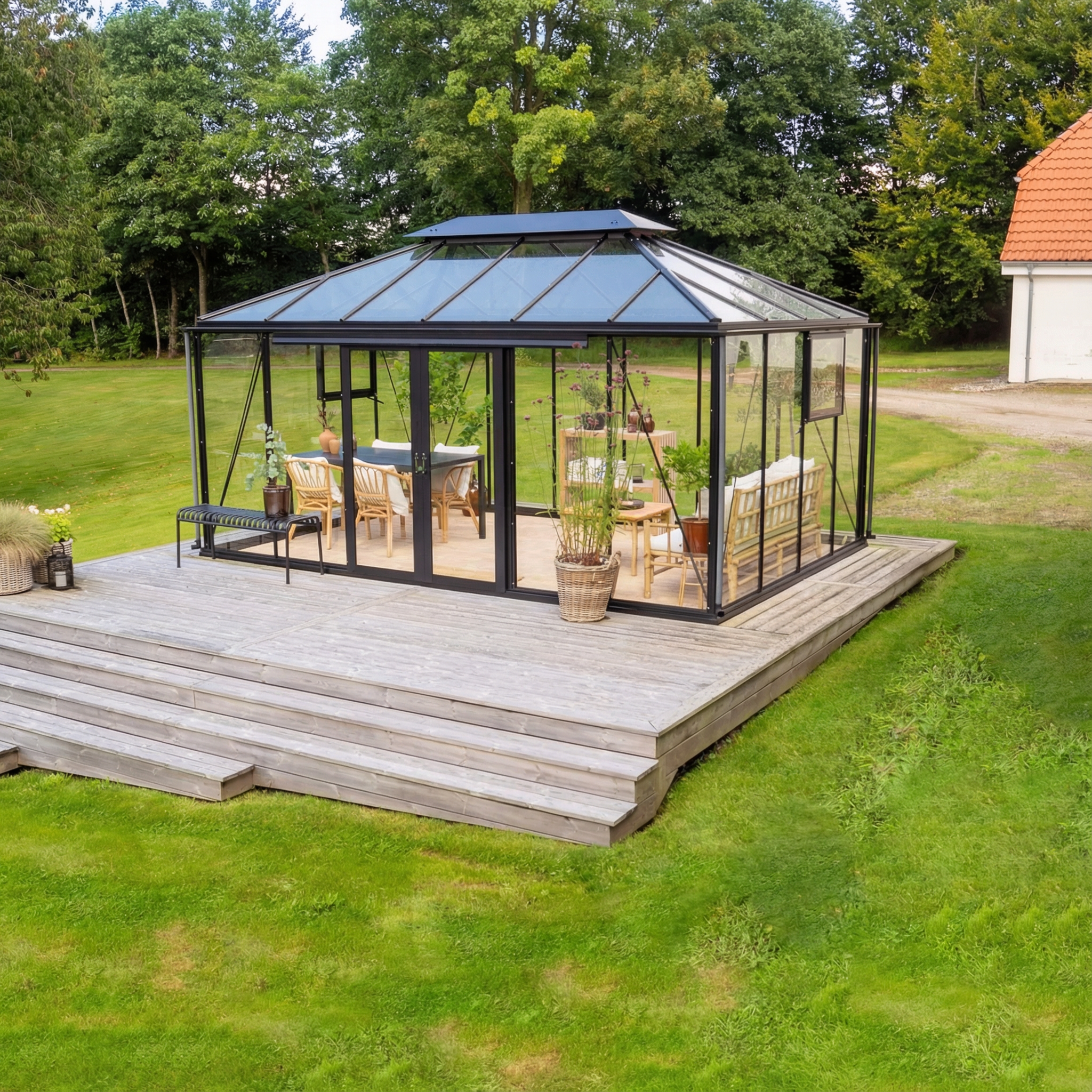 Drivhus Royale Cube 14.5 m² 2.0