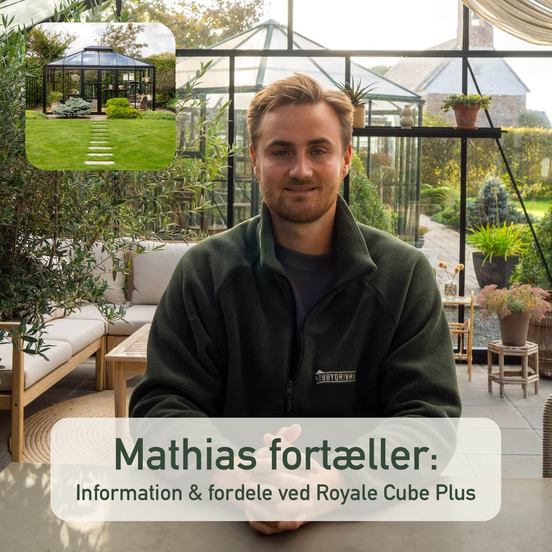 Drivhus Royale Cube Plus 18 m²