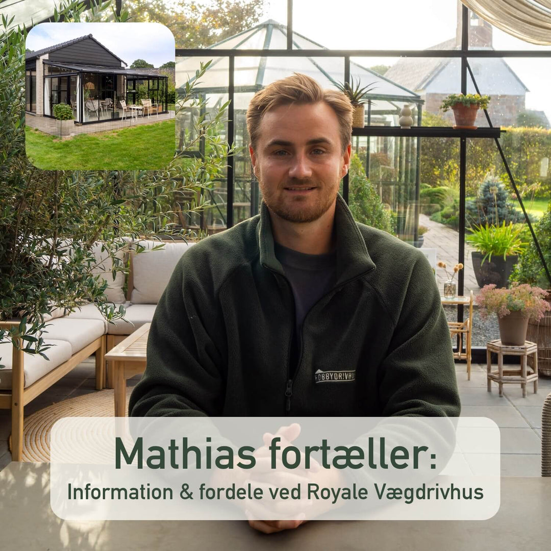 Vægdrivhus Royale 14.2 M²